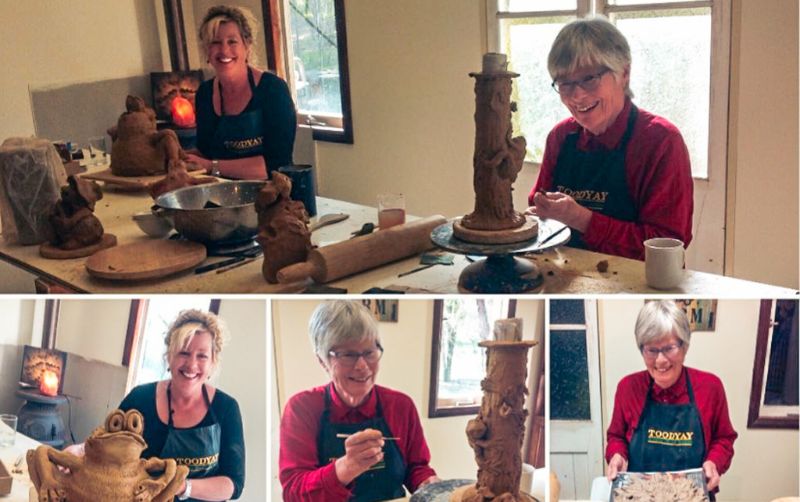 Workshops are held in a light-filled studio in West Toodyay